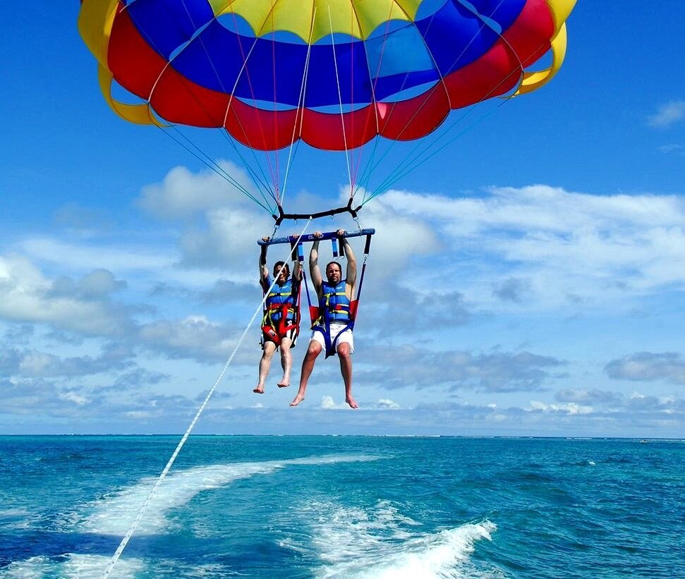 Parachuting  in Nha Trang Beach Khanh Hoa Province